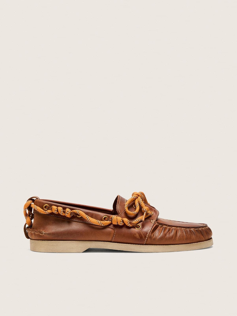Men's Cruise loafer in tobacco-colored leather - 1