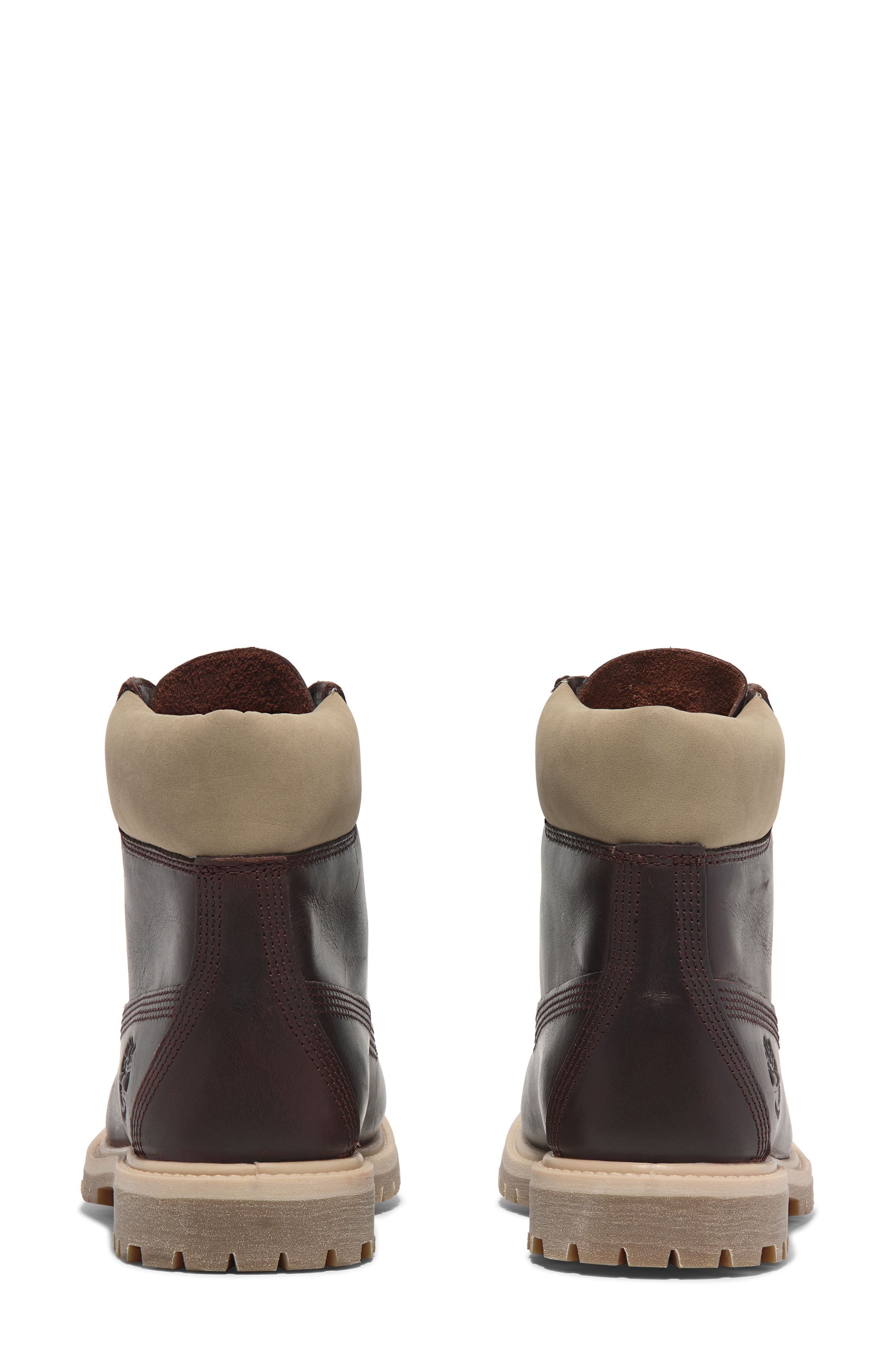 Timberland Premium Waterproof Boot in Burgundy Full Grain at Nordstrom - 5