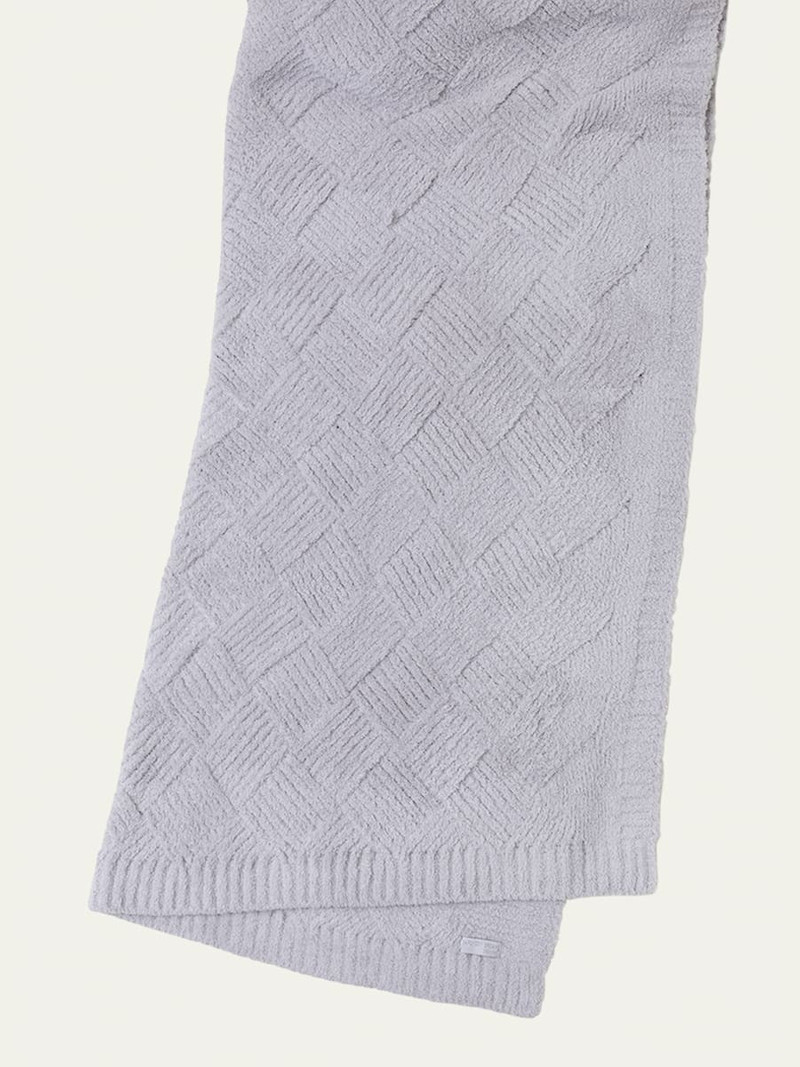 Barefoot Dreams CozyChic Diamond Weave Blanket outlook