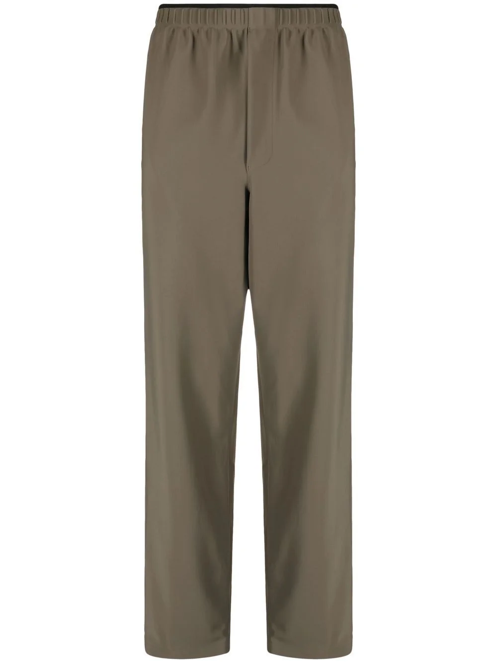 mid-rise straight-leg trousers - 1