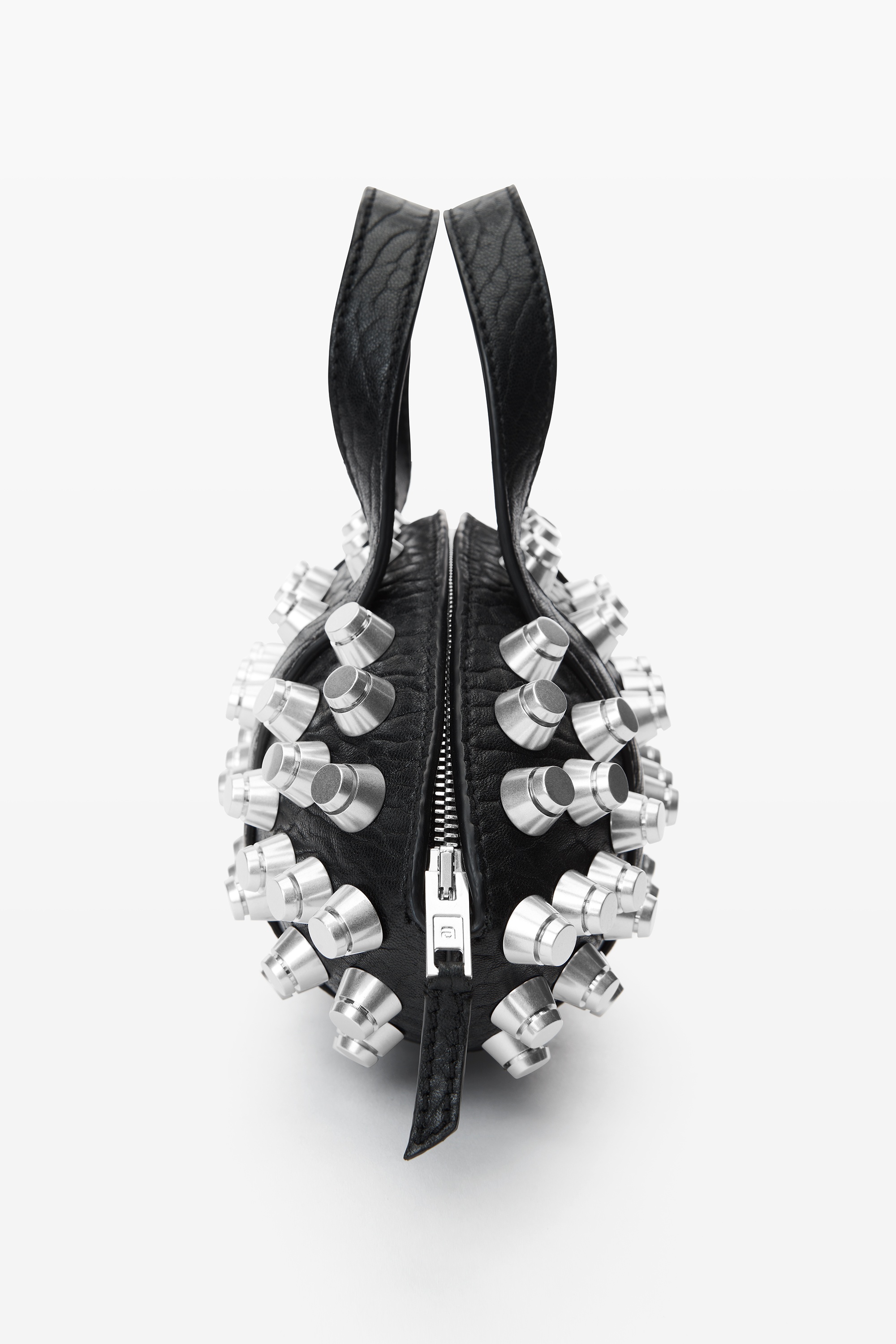 kong trap studded handbag in lambskin leather - 2