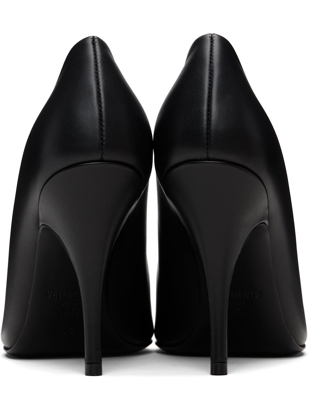 Black Sharp Heels - 2