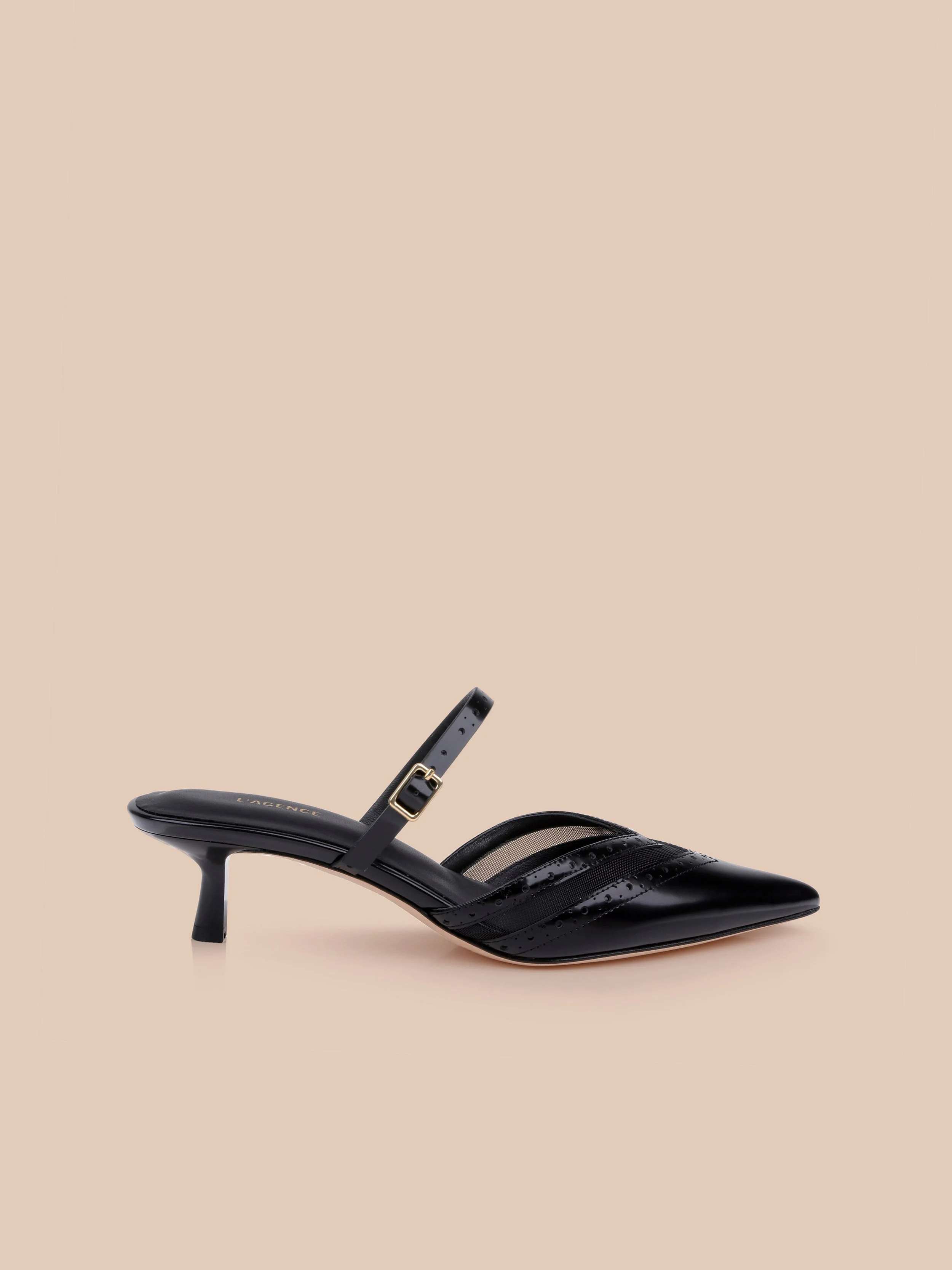 Shelbie Kitten-Heel Mule - 1