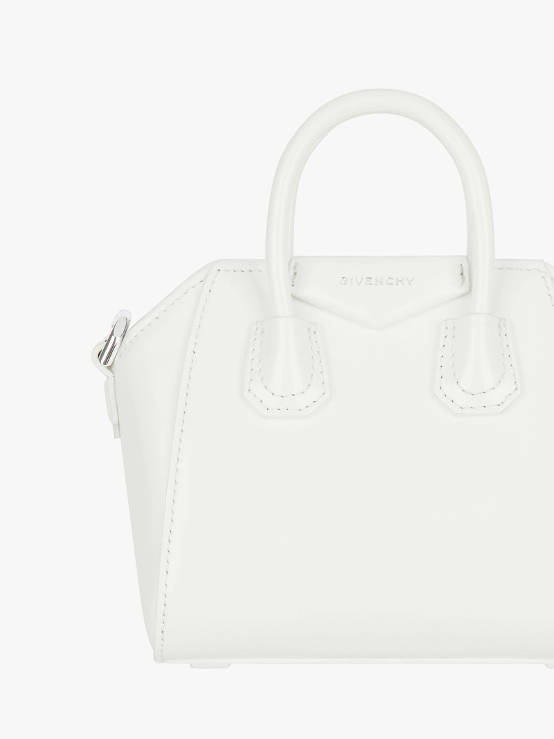 MICRO ANTIGONA BAG IN BOX LEATHER 5