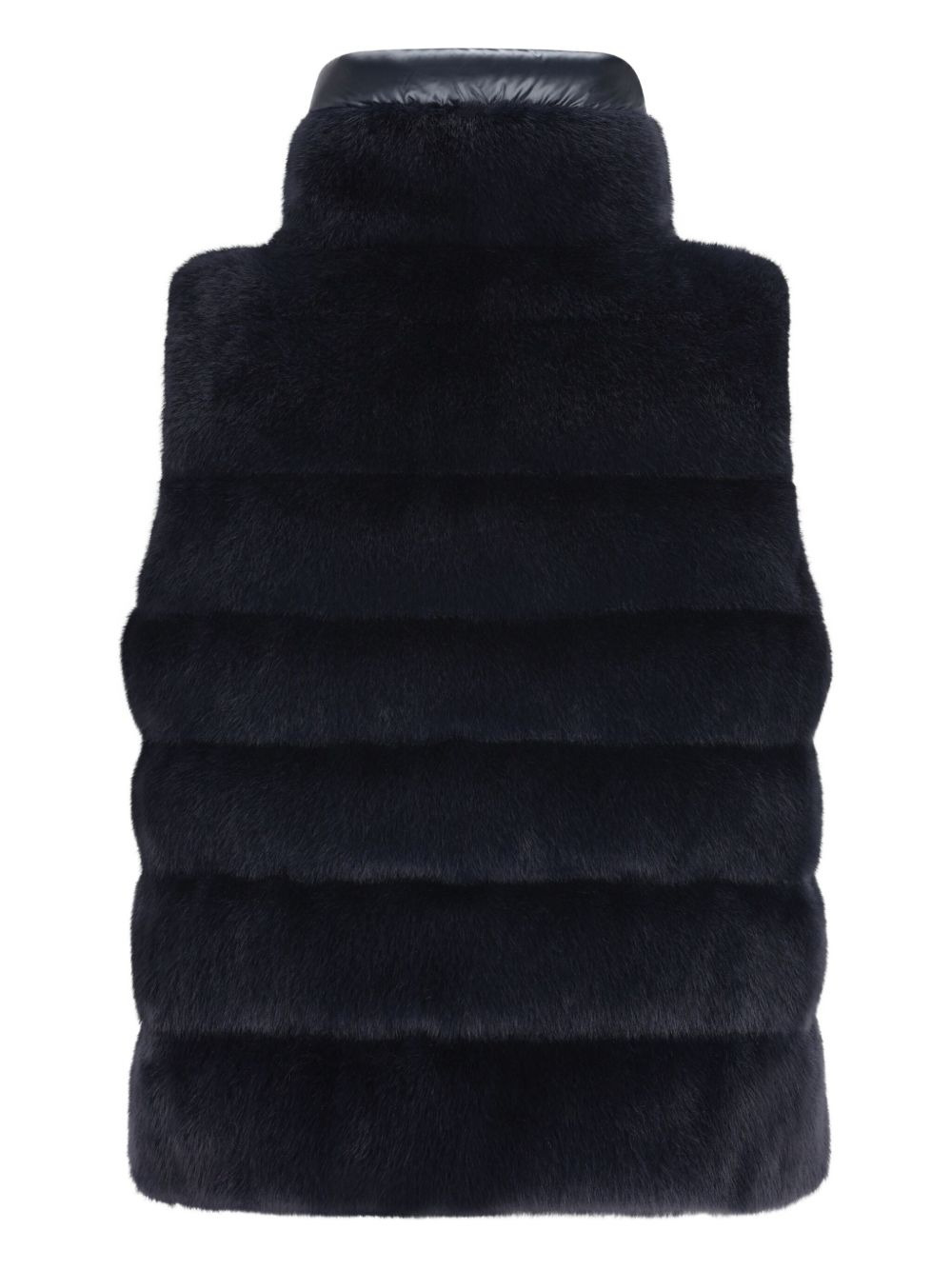 quilted high-neck gilet - 2