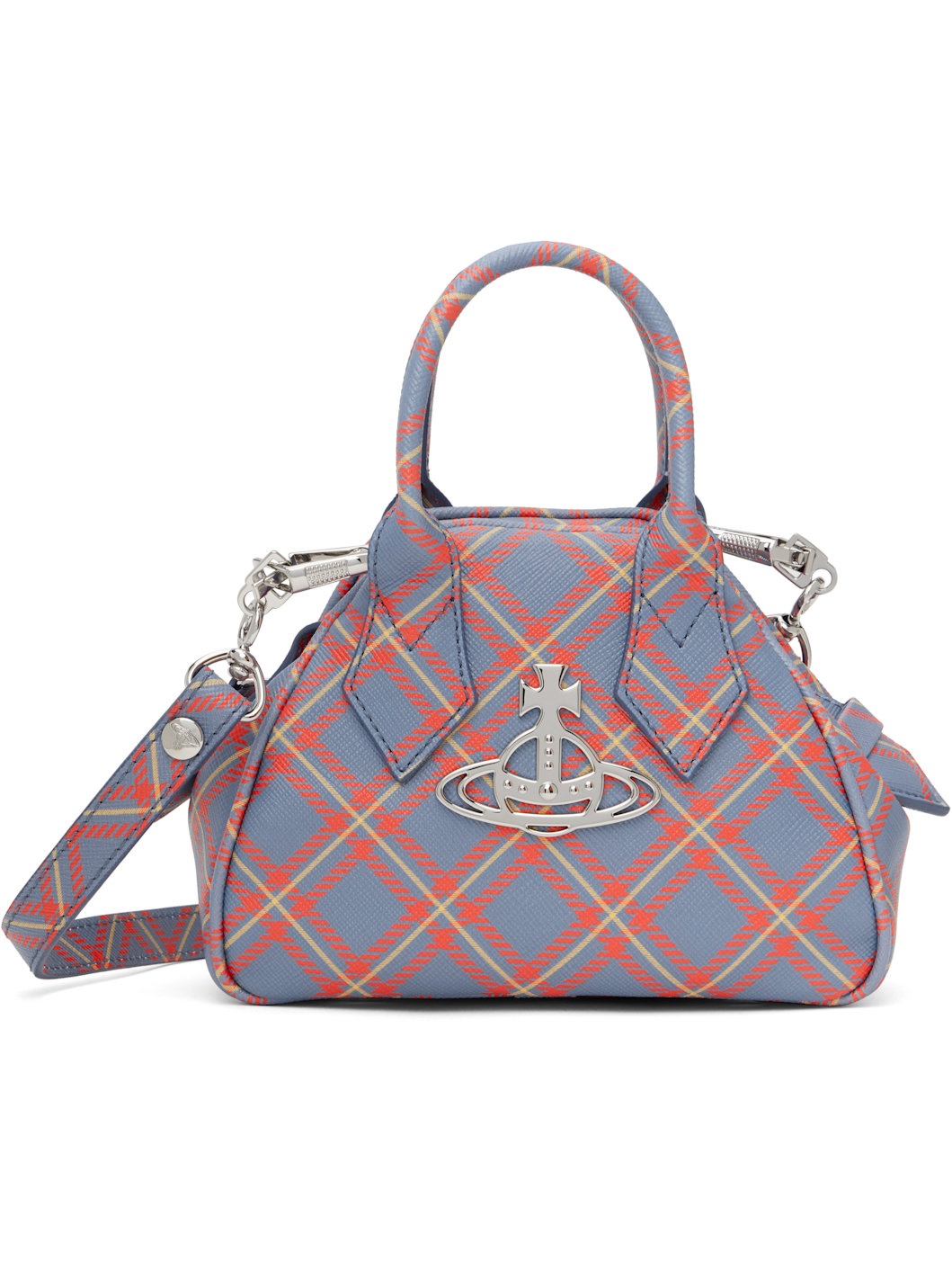 Blue & Orange Mini Yasmine Bag - 1