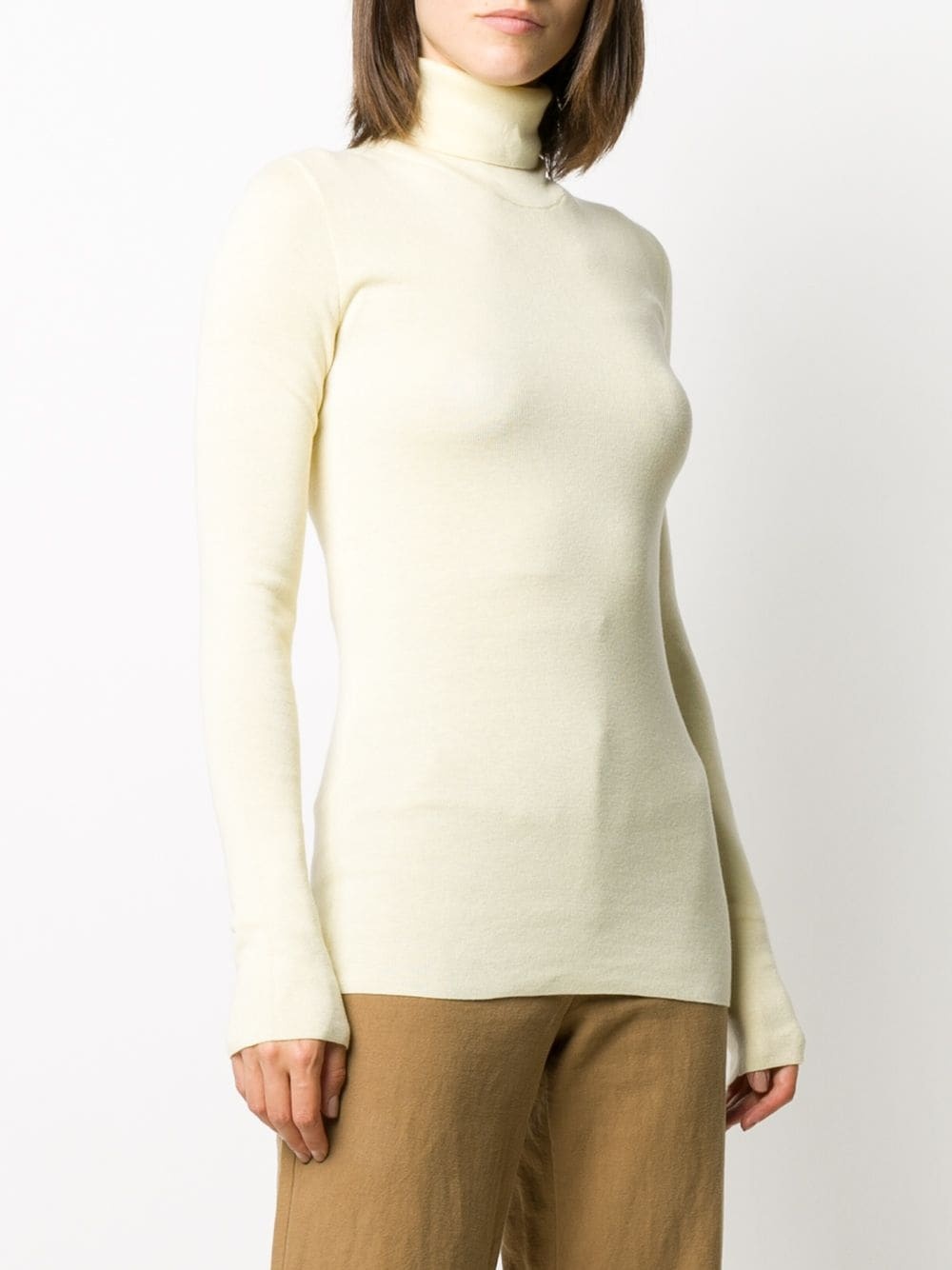 roll-neck knitted top - 3