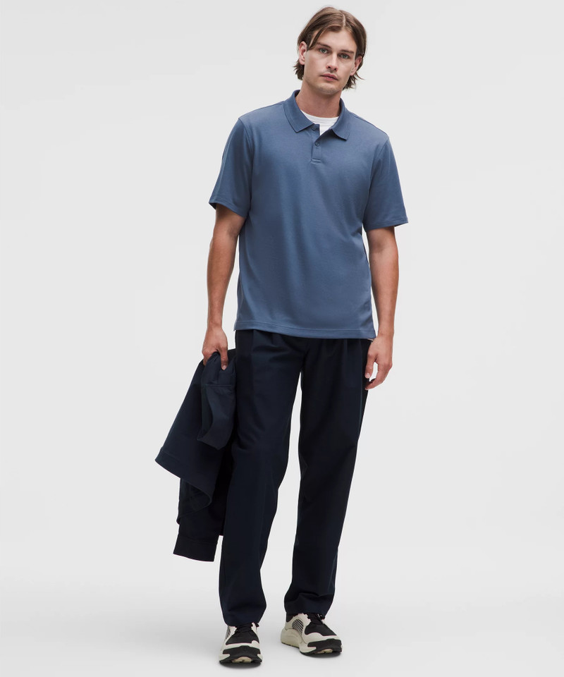 lululemon Organic Pima Cotton Short-Sleeve Polo Shirt outlook