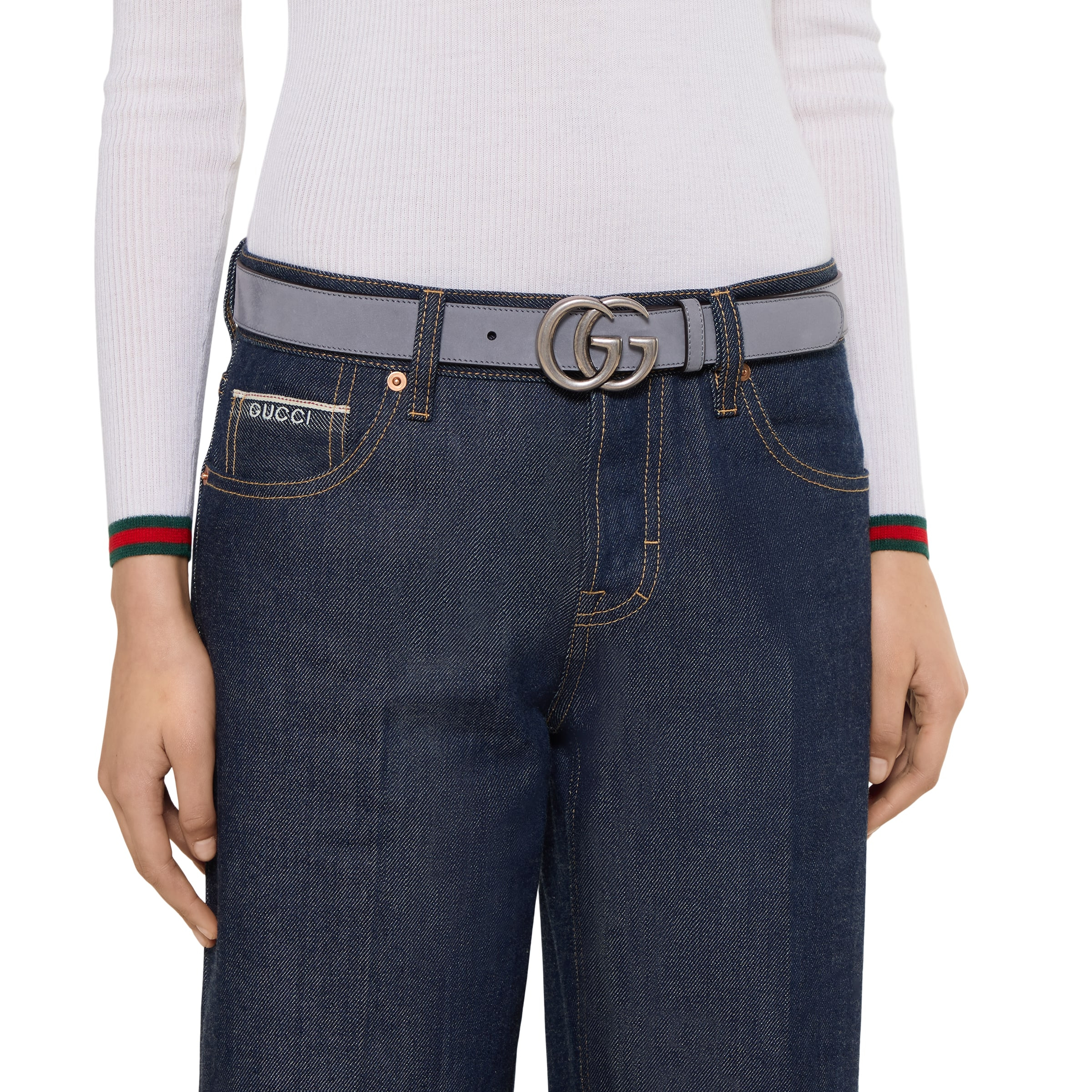 GG Marmont thin belt - 3