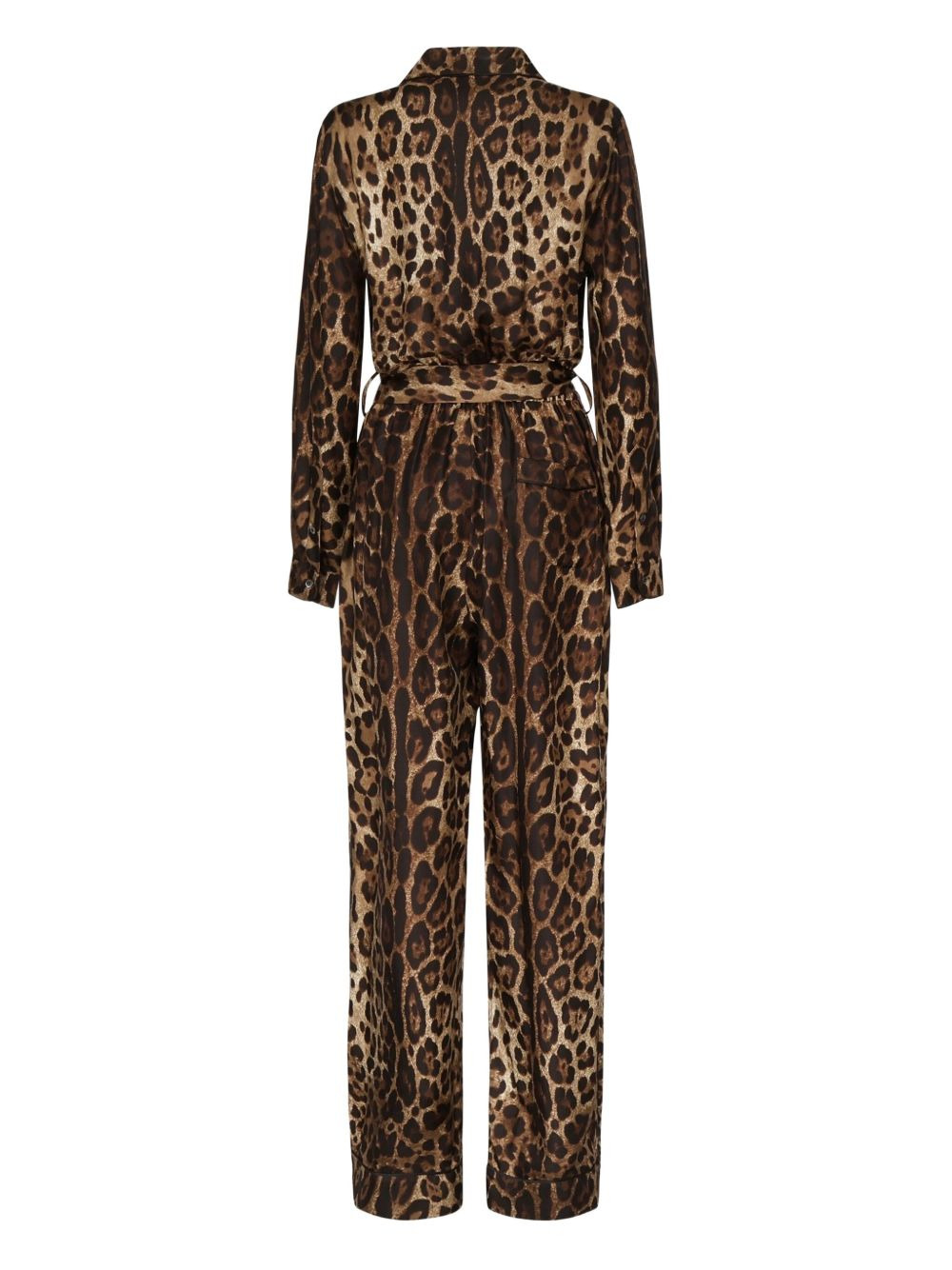 leopard print jumpsuit - 1