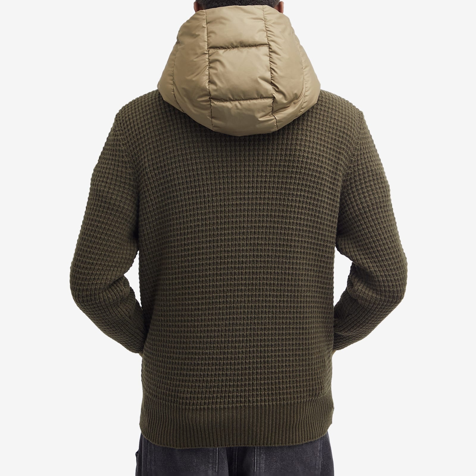 Moncler Down Knit Waffle Jacket - 3