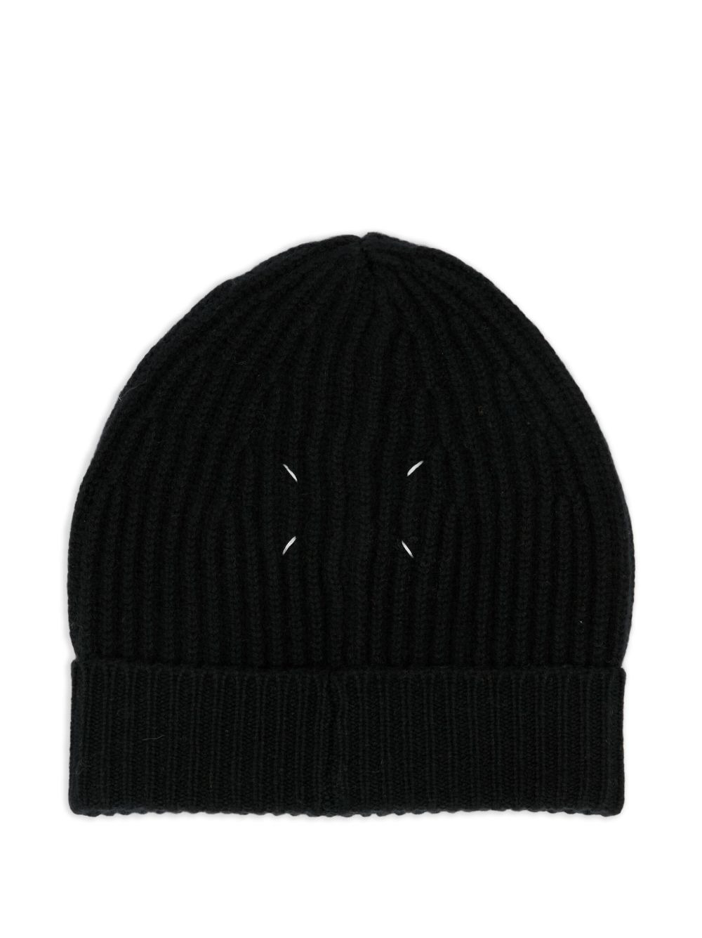 ribbed wool beanie - 1