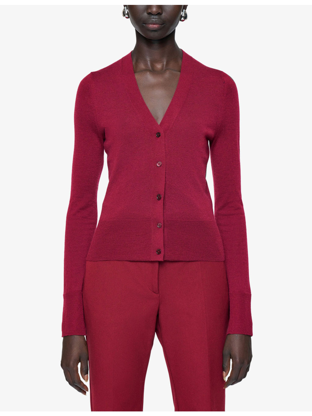 Cashair V-Neck Cashmere Cardigan - 3