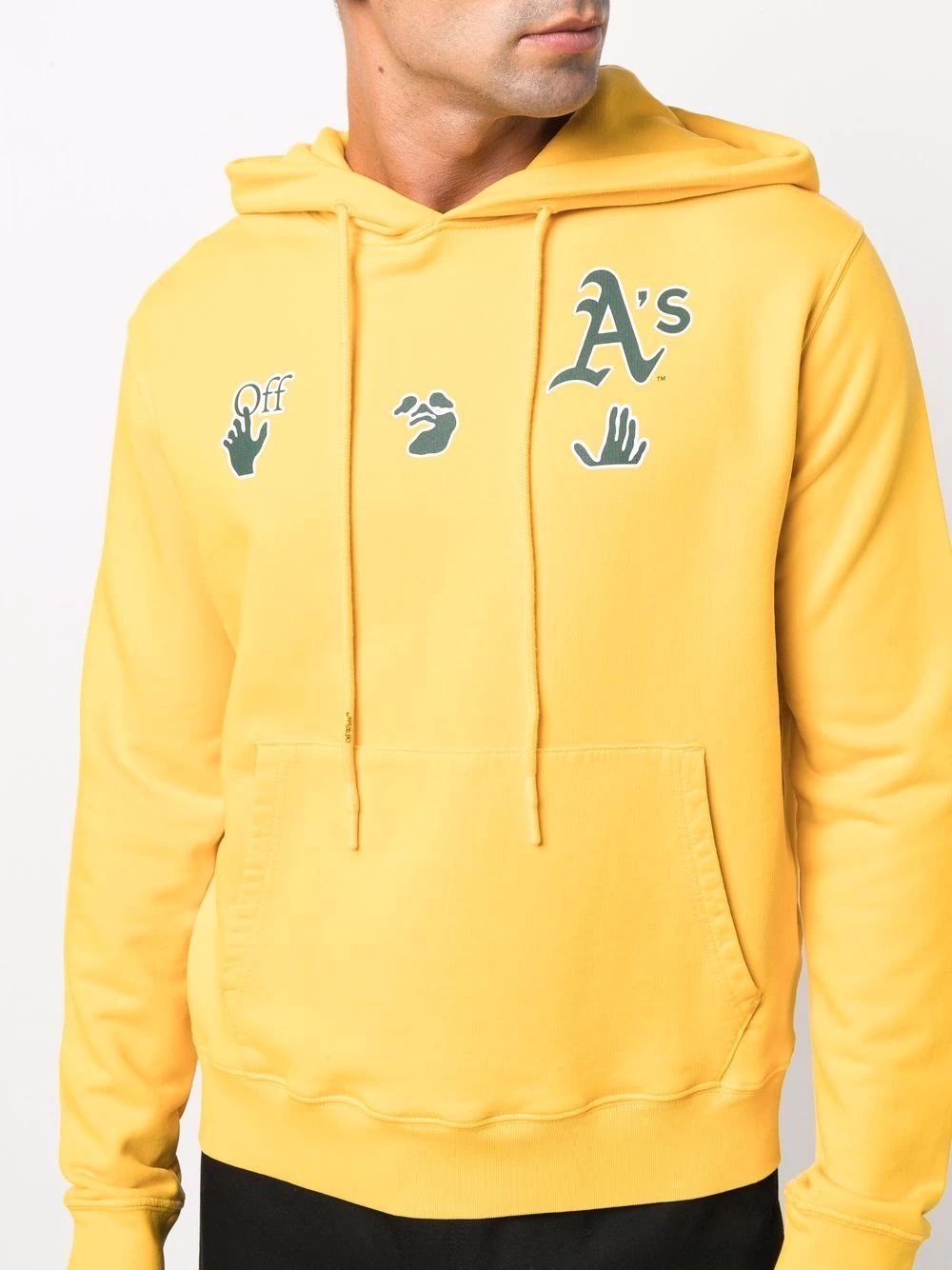 Hands Off-print hoodie - 5