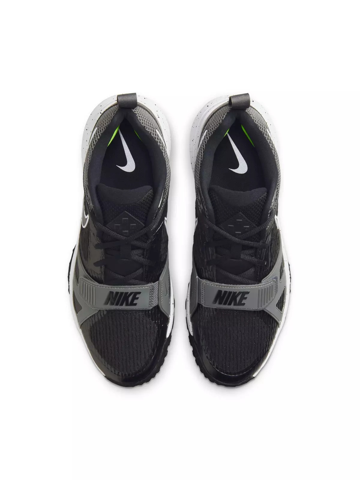 Air Zoom Diamond Elite Turf "Black/White/Iron Grey/Volt" Men's Baseball Shoe - 7