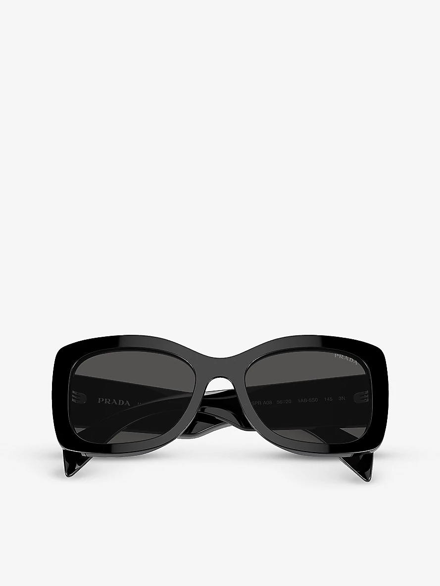 PR A08S oval-frame acetate sunglasses - 5