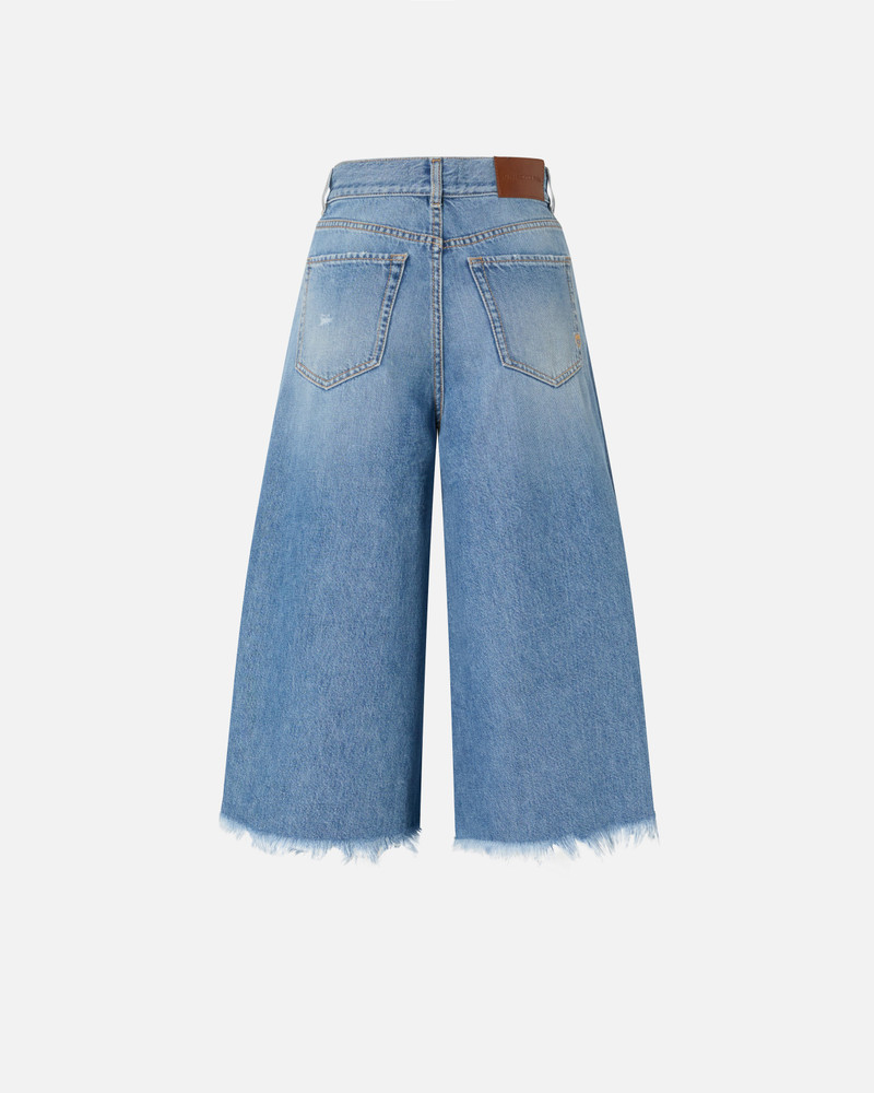 PINKO WIDE BERMUDA JEANS IN SOFT DENIM outlook
