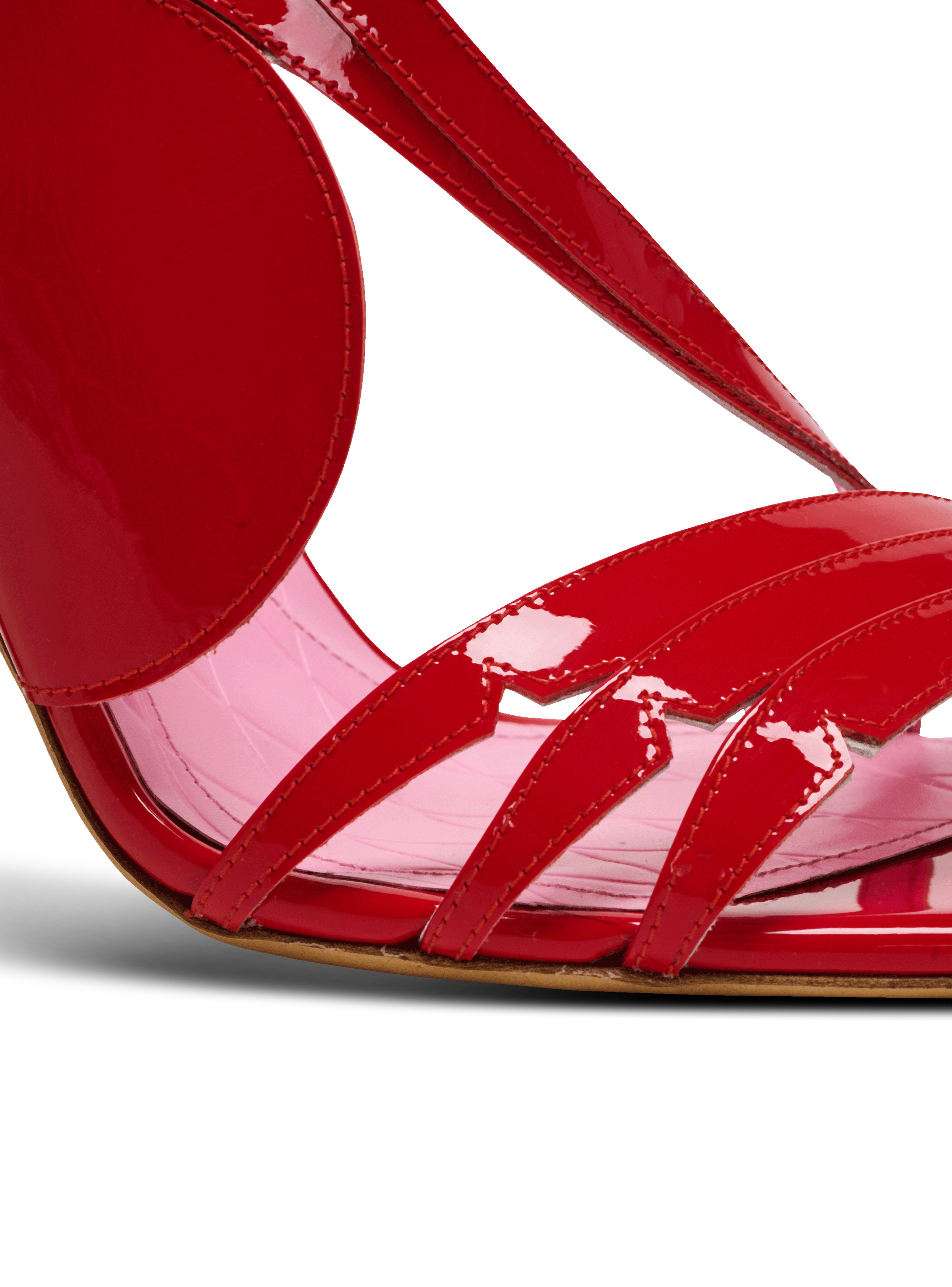 Heeled Eden sandals in patent leather - 6