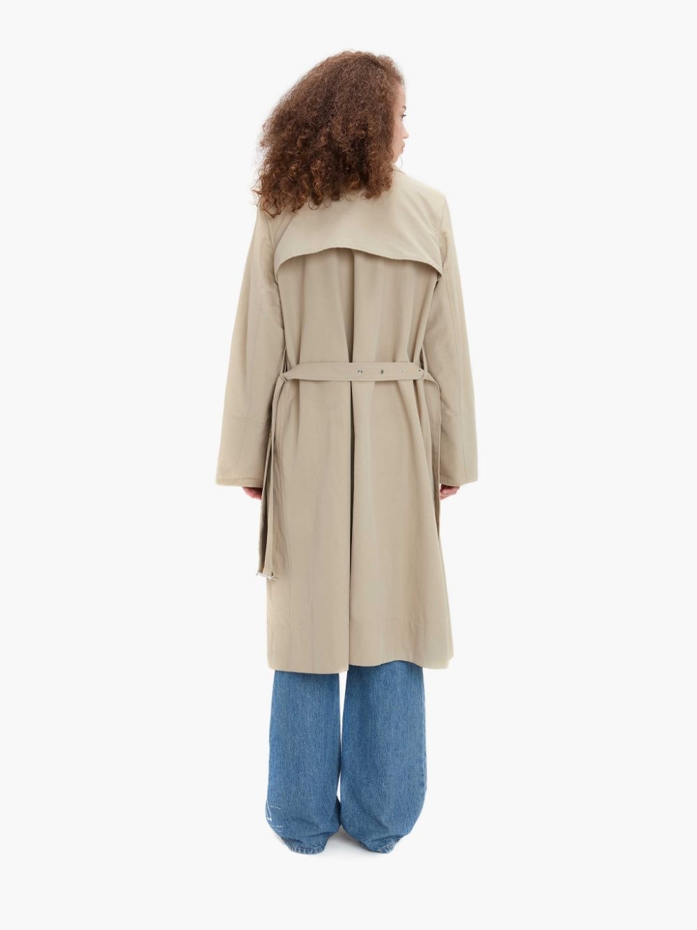 LOGO PRINT TRENCH COAT - 6