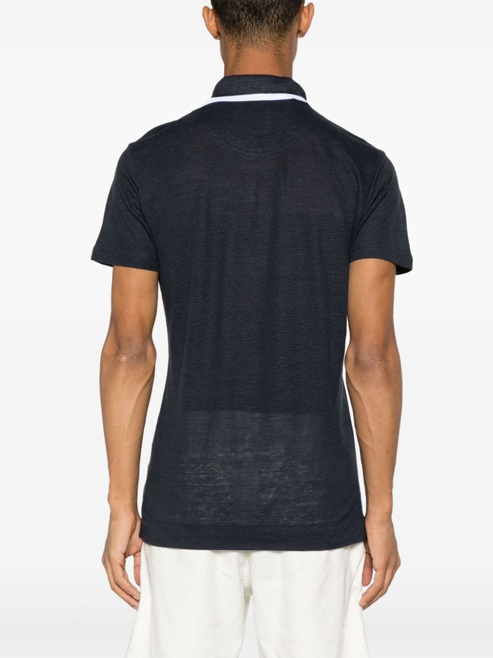 Felix linen piquÃ© polo shirt - 4