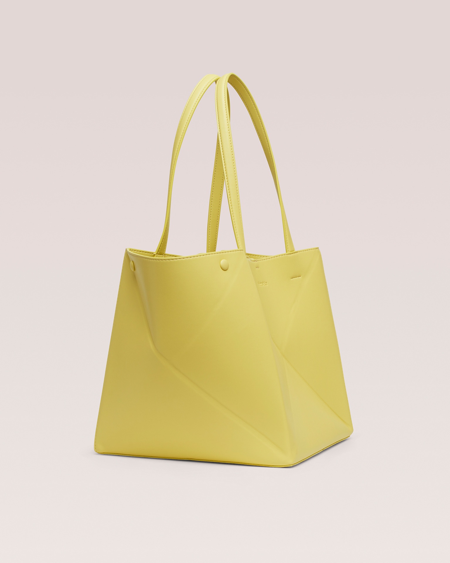 THE ORIGAMI TOTE - Alt-nappa tote - Yellow - 2