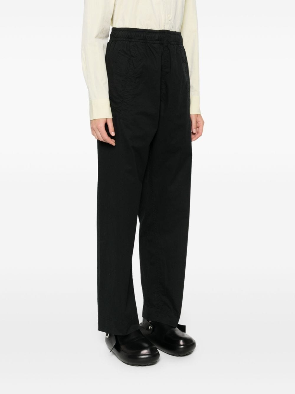 elasticated tapered trousers - 3