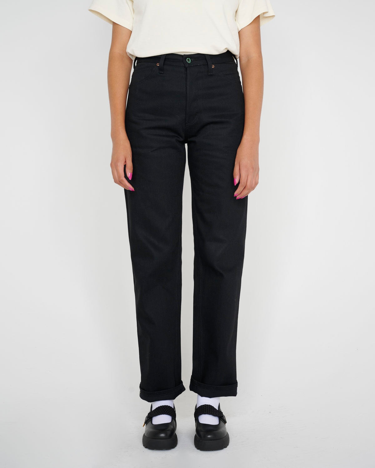 Type 01 13.2oz Selvedge Denim - Solid Black - 10