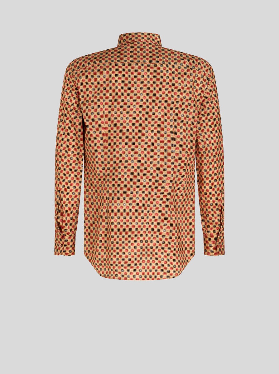MICRO GEOMETRIC PATTERN SHIRT - 2