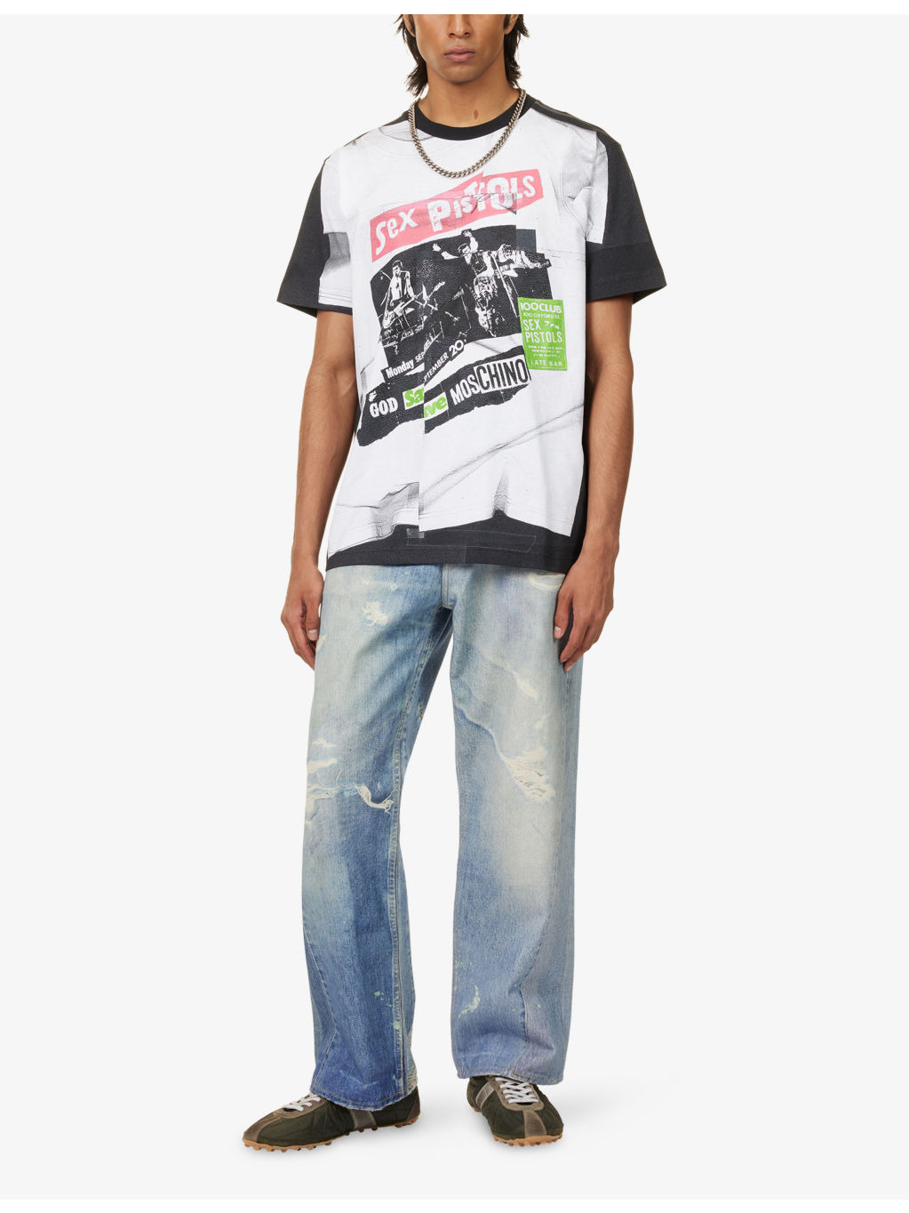 Sex Pistols Graphic-Print Cotton T-Shirt - 2