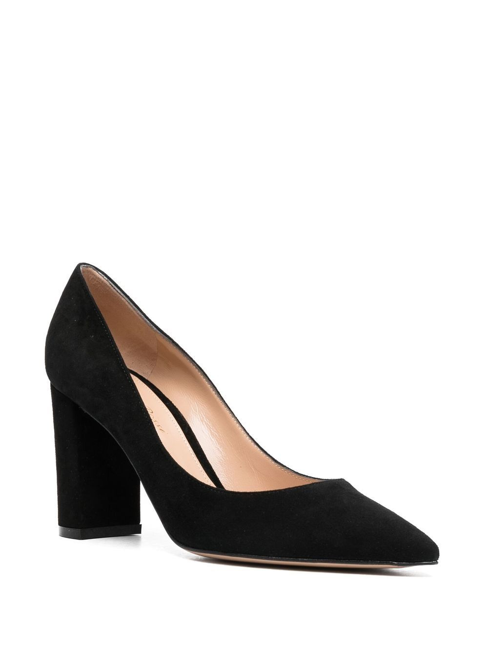 85mm Piper pointed block-heel pumps - 2