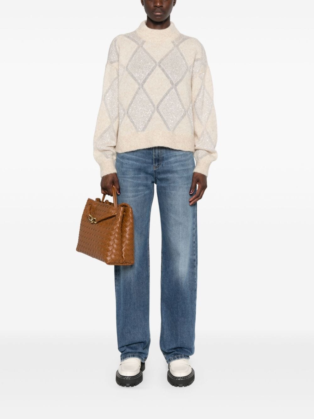 Cashmere turtle-neck sweater - 2