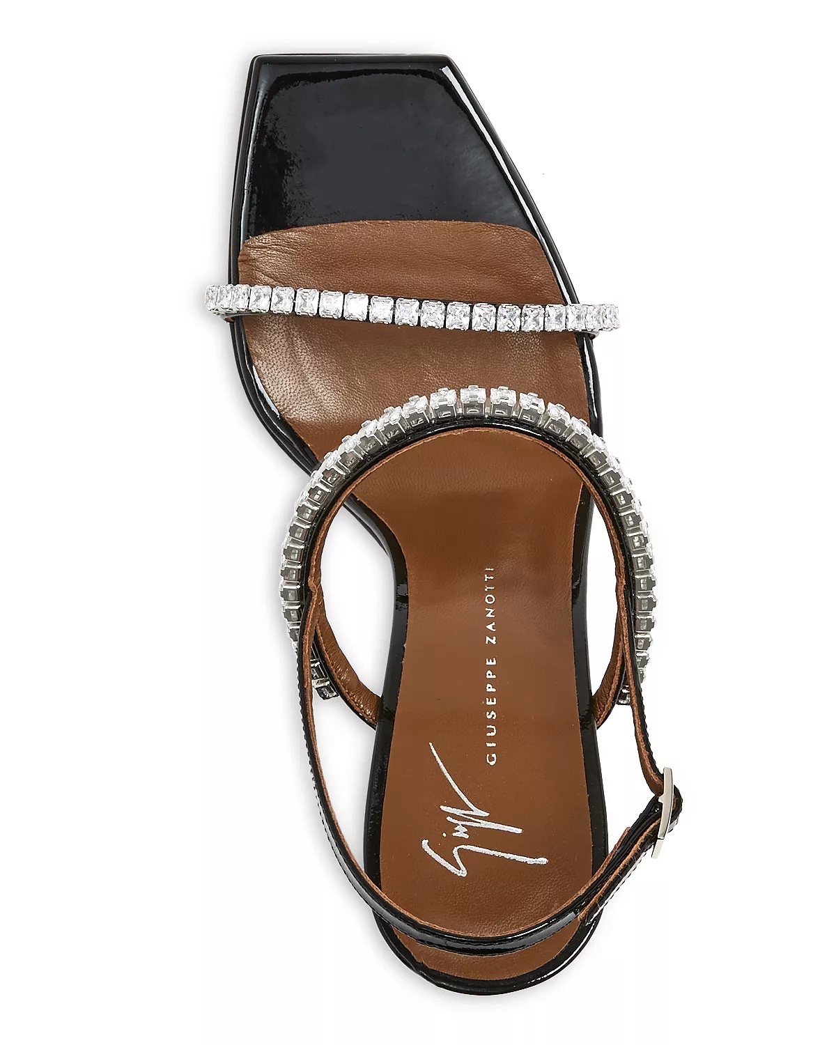Women's Crystal Embellished Slingback Sandals - 3