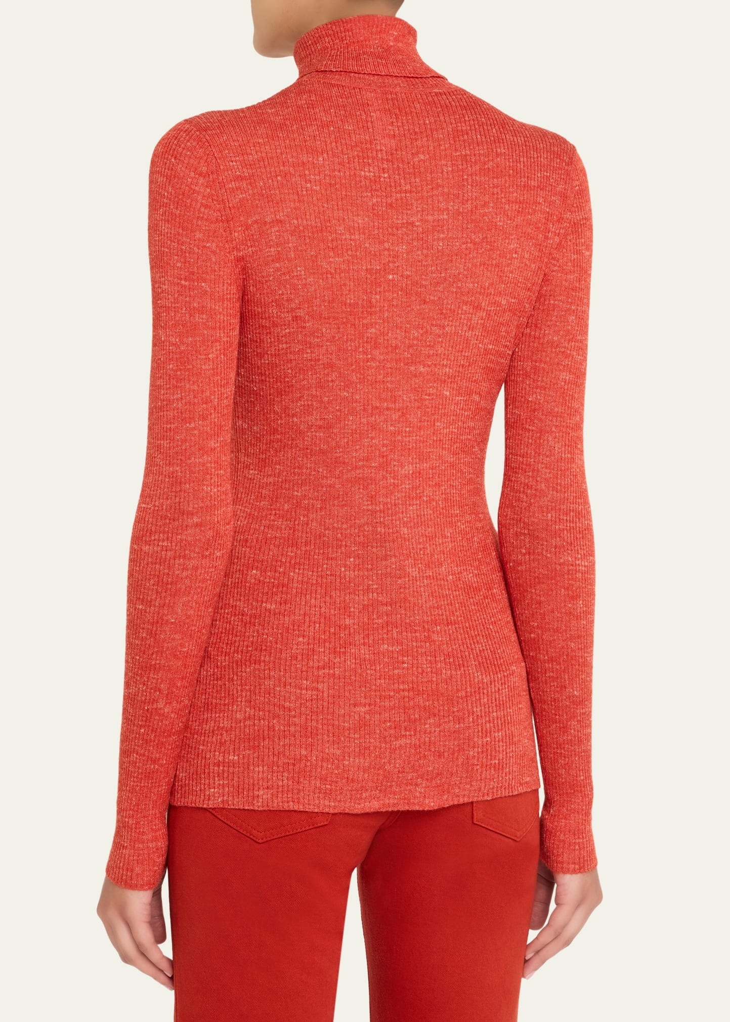 Aldon Turtleneck Cashmere Rib Sweater - 3