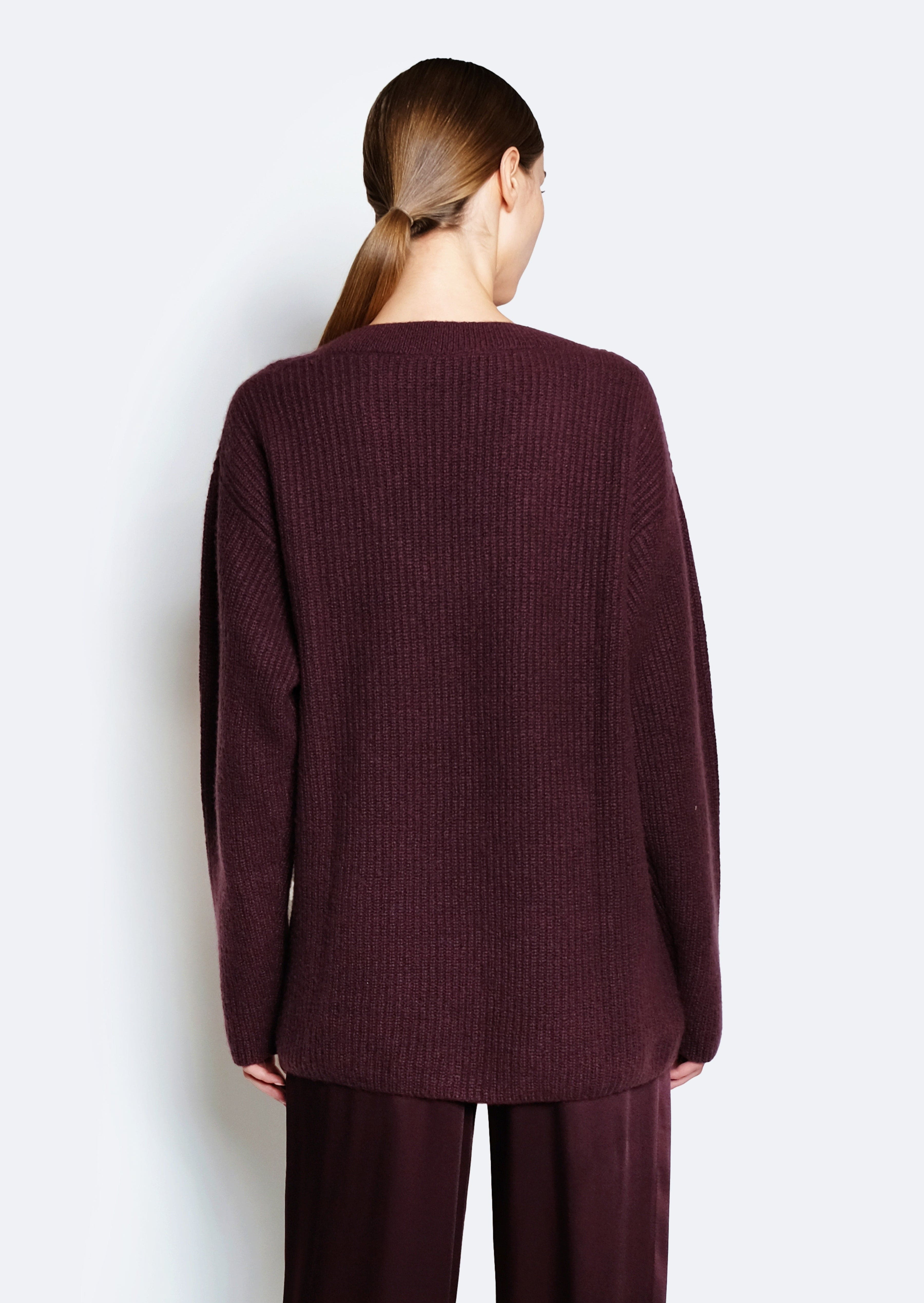 Cashmere V Neck Sweater - 3