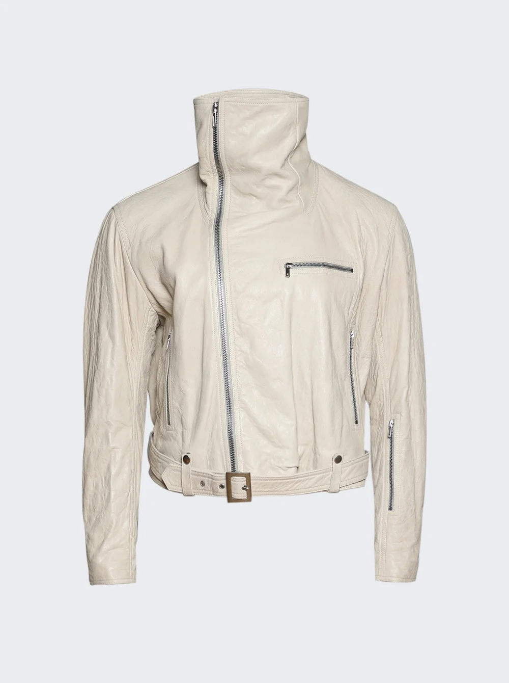 Dracubiker Leather Jacket Sand - 1