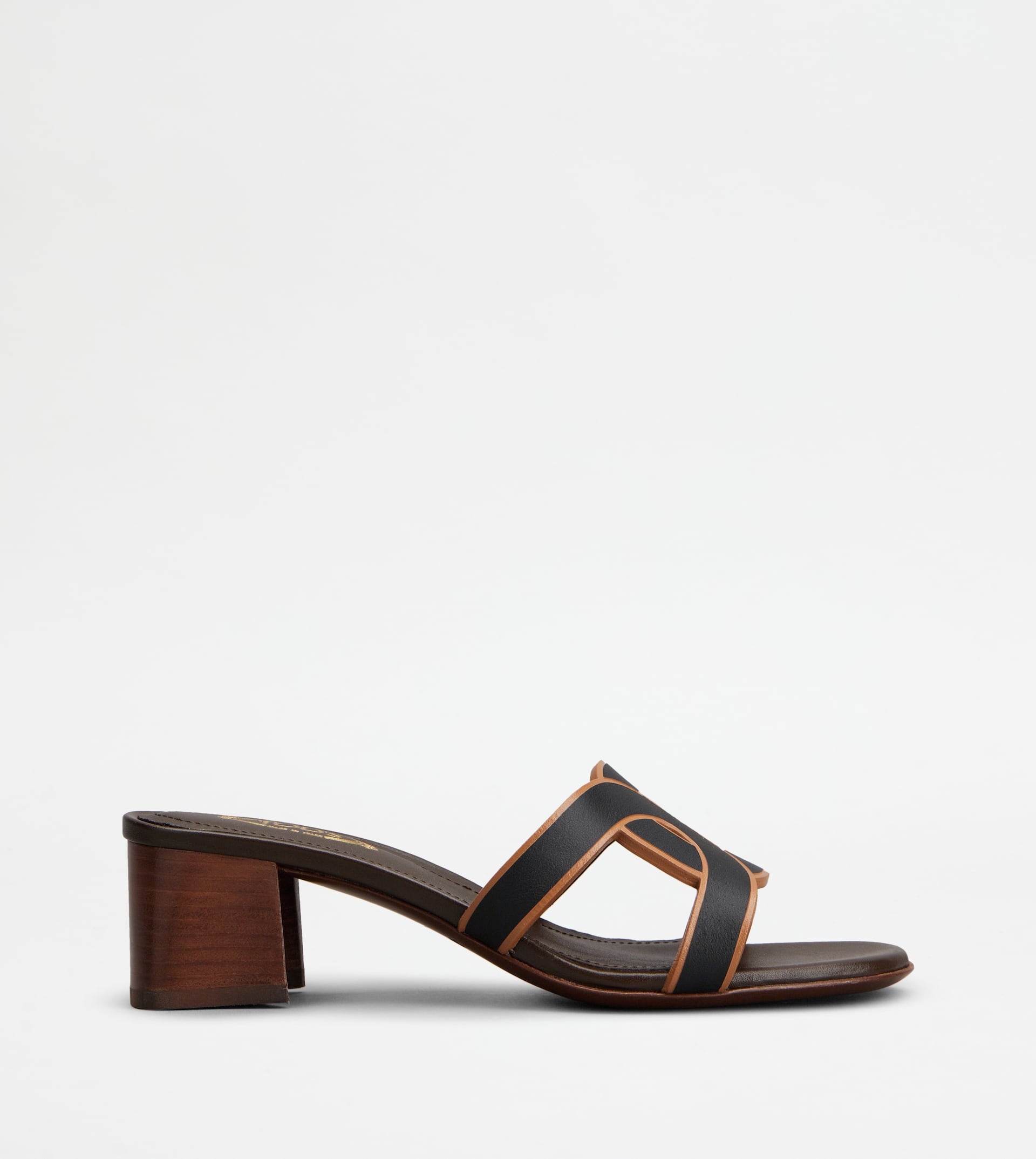 KATE SANDALS IN LEATHER - BROWN - 1
