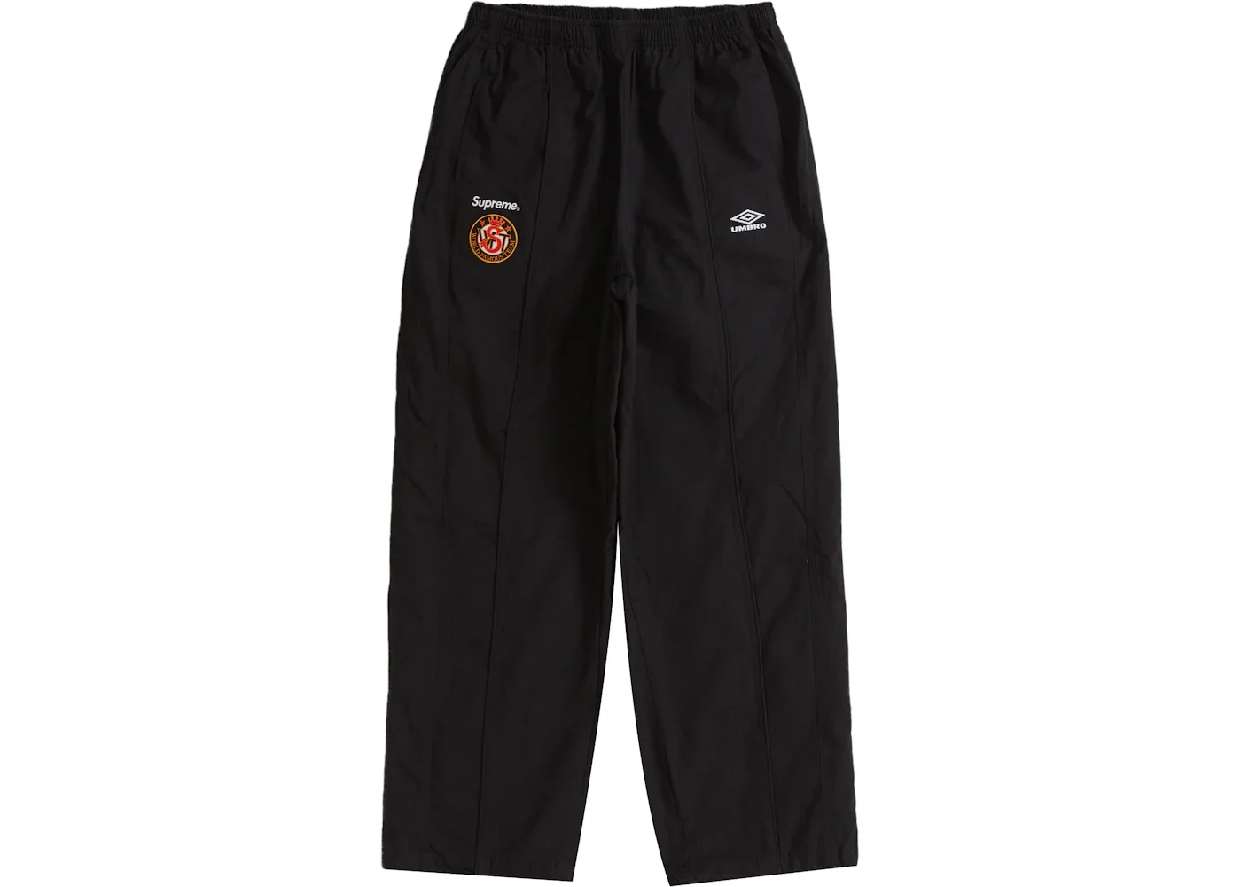Supreme Umbro Cotton Ripstop Track Pant Black - 1