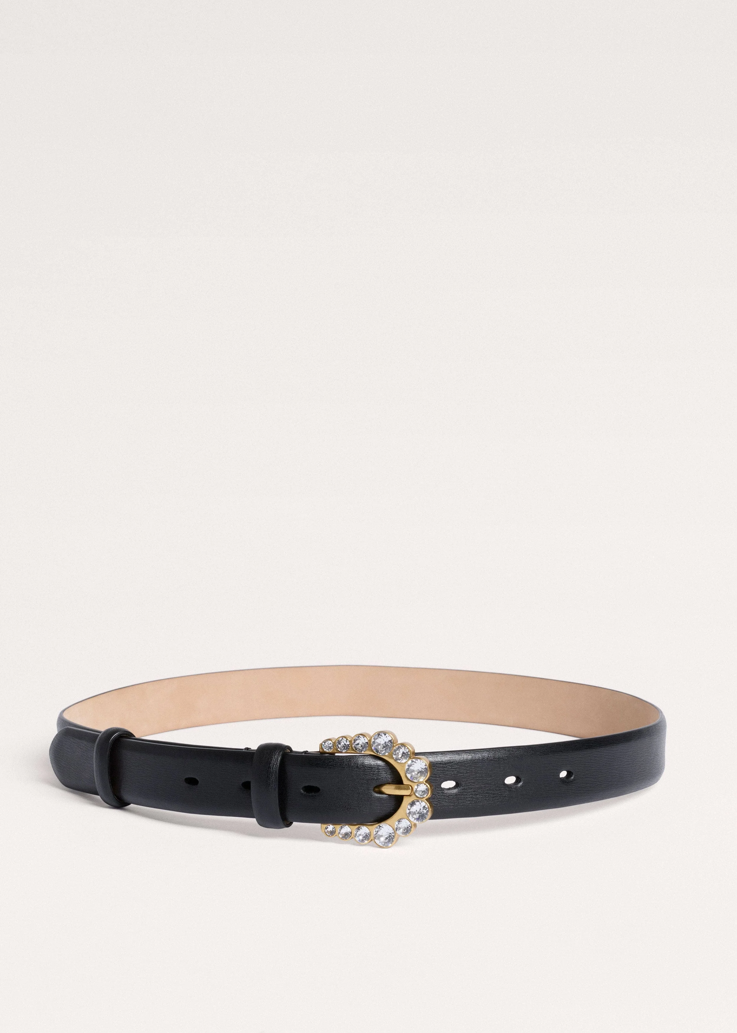 Diamante Buckle Belt - 1