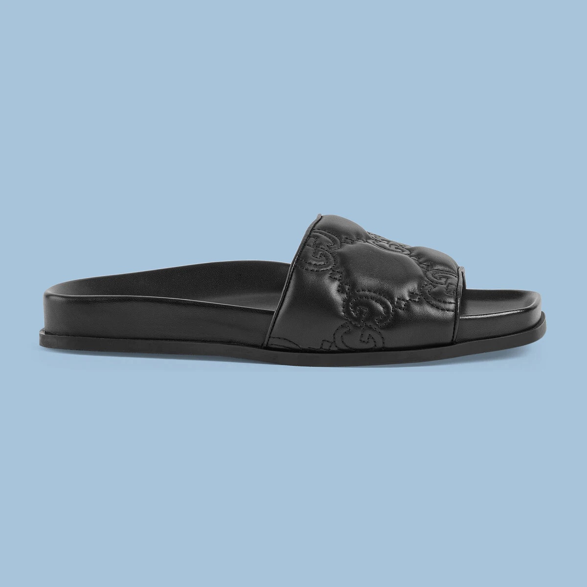Women's GG matelassé slide sandal - 1