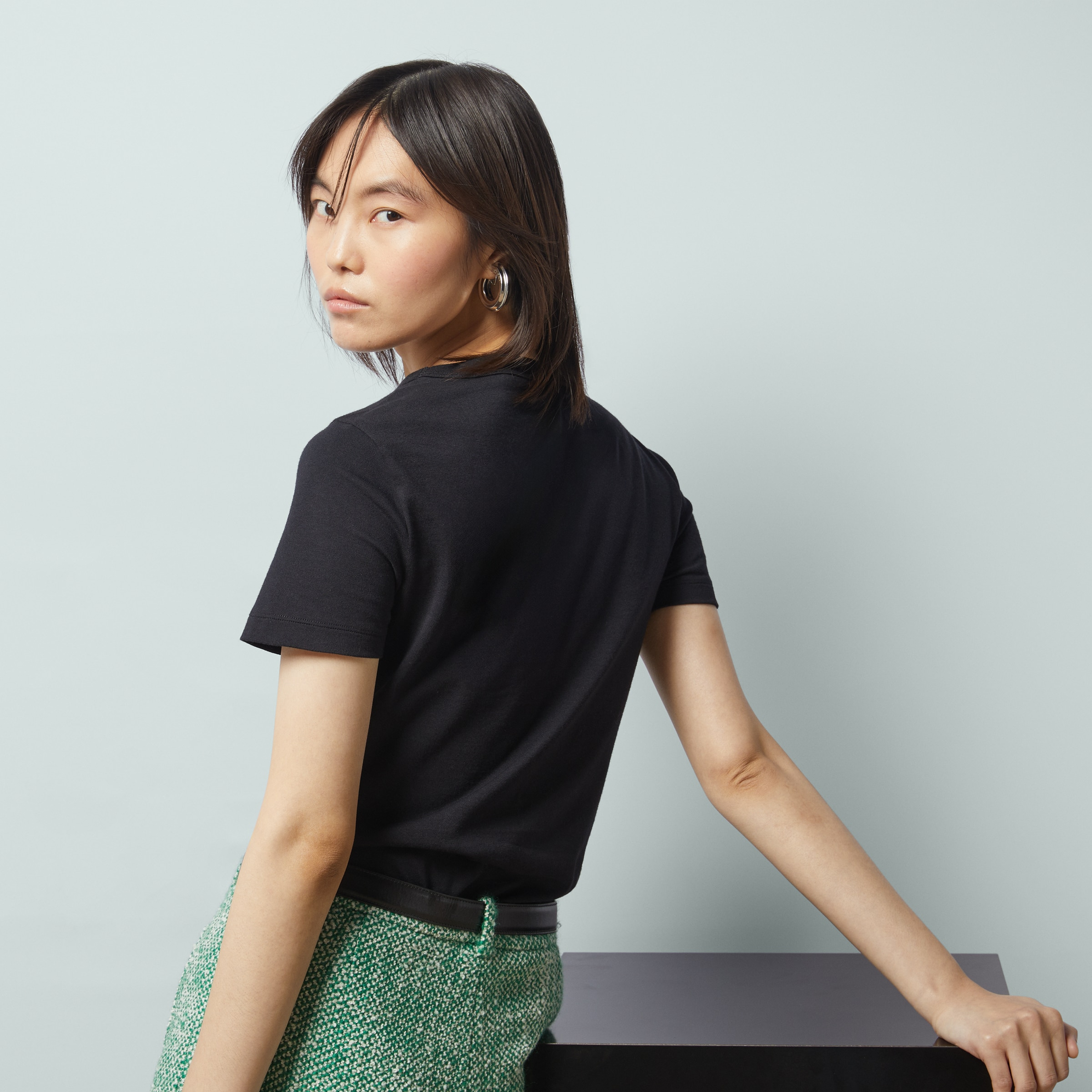 Cotton jersey T-shirt with Interlocking G - 6