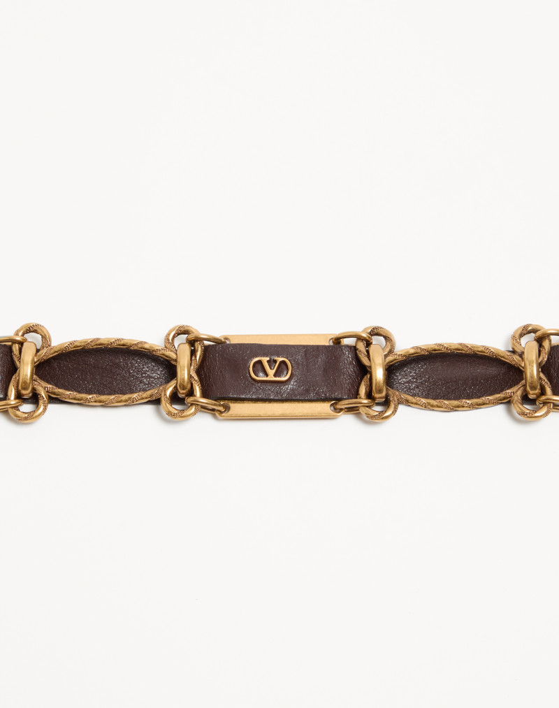 VLOGO SIGNATURE CHAIN BELT 3