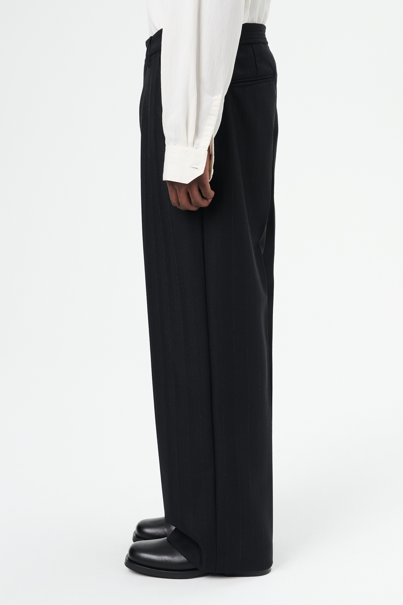 Sailor Trouser Maitre D Black Wool - 4