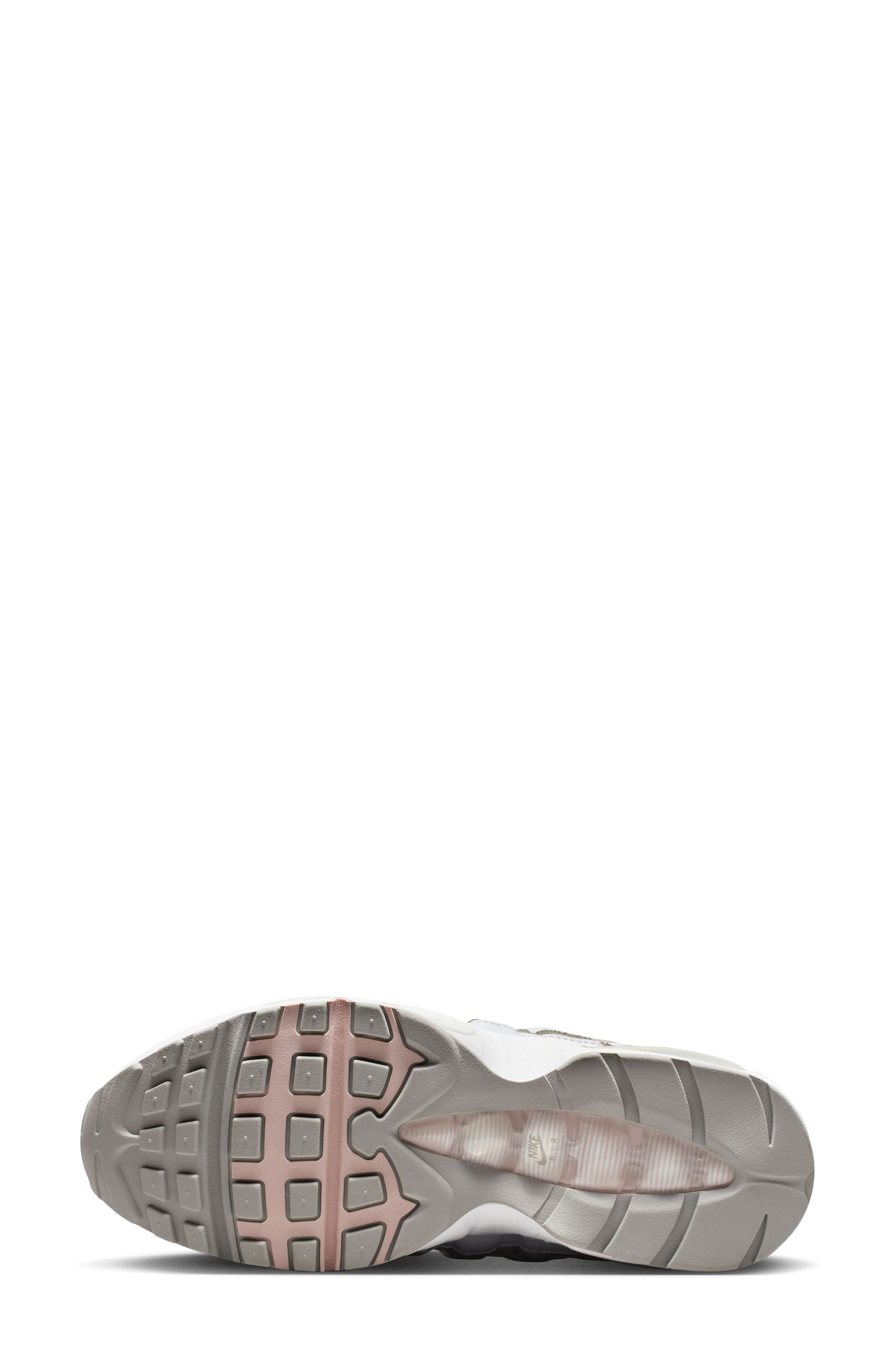 Nike Air Max 95 Sneaker in White/Red/Charcoal/Grey at Nordstrom - 4