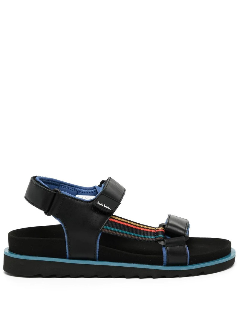logo-print touch-strap sandals 1