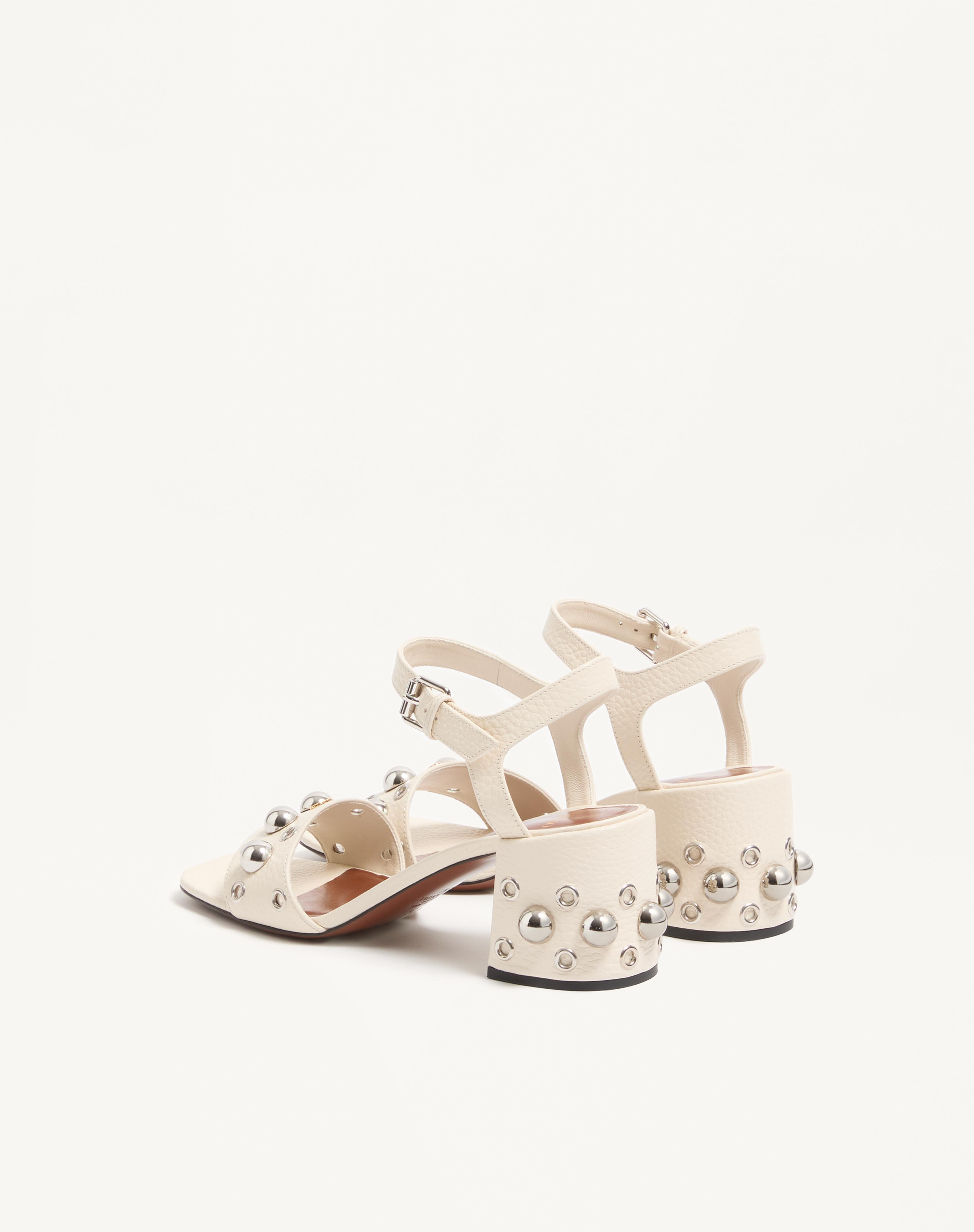 NELLCÔTE SANDAL IN GRAINY CALFSKIN 60MM - 5