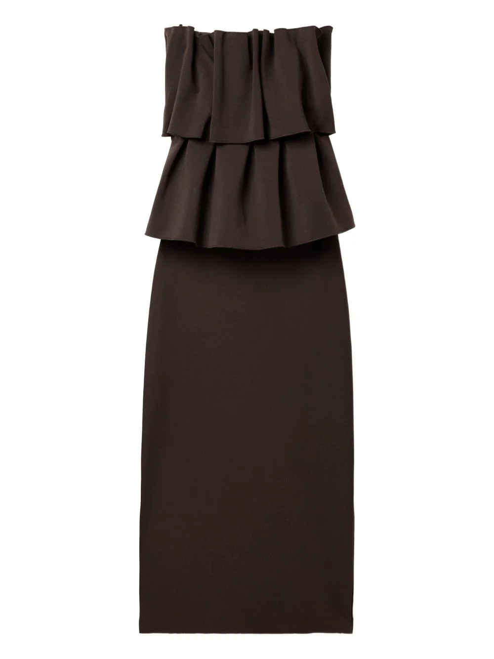 sculpted midi dress - 1
