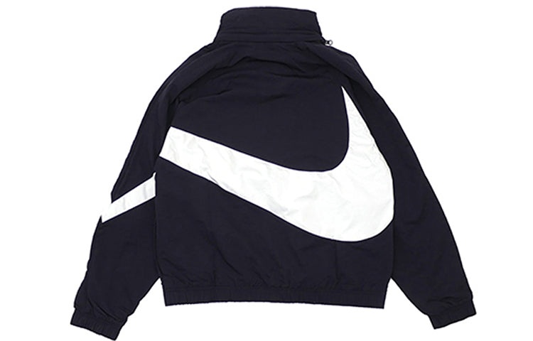 【美品】　NIKE WOVEN SWOOSH LND JKT 黒/白 XXL Nike Sportswear Swoosh Woven Lined jacket Black | Dressinn