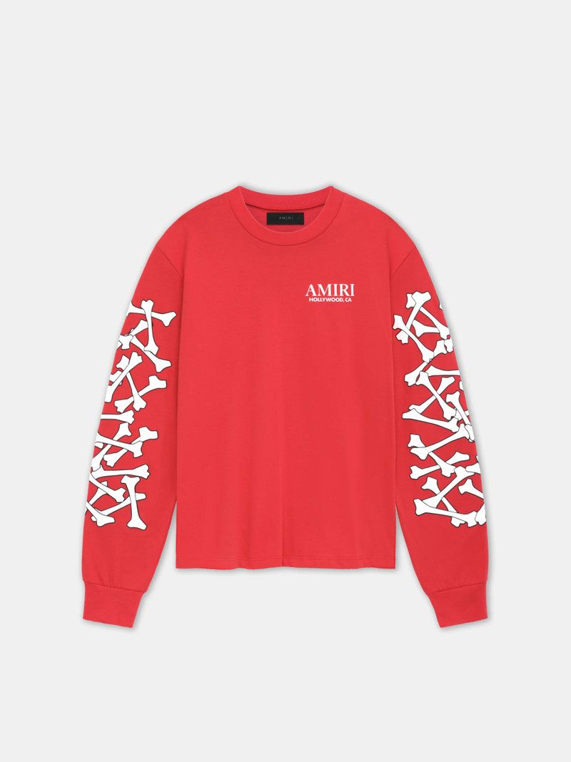 BONES STACKED LONG SLEEVE TEE - 1