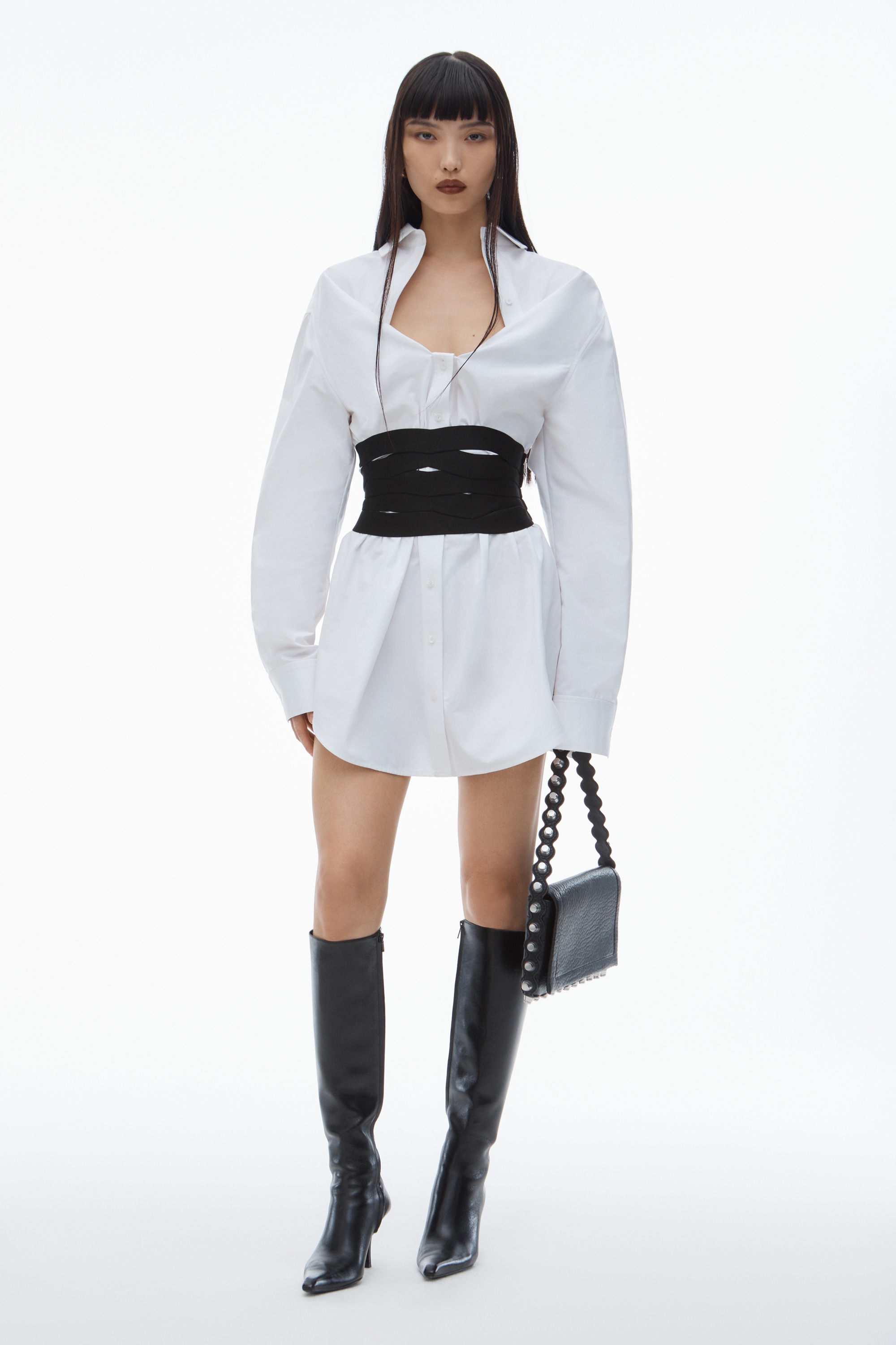 Deconstructed Mini Shirtdress - 2