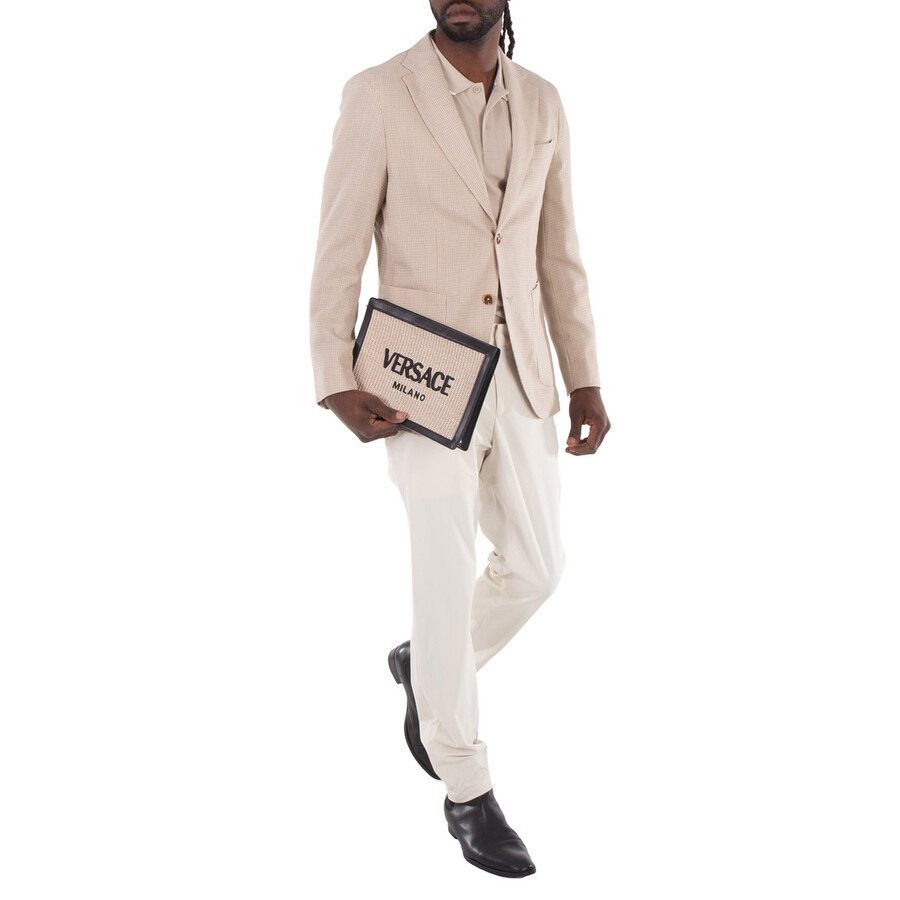 Versace Milano Raffia Clutch Bag - 2